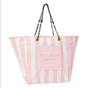 Victoria’s Secret Pink Stripe Beach Bag $58